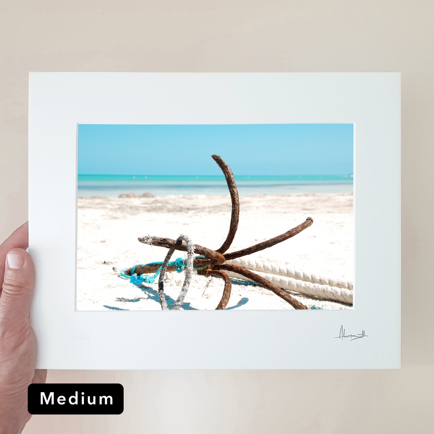 Holbox Anchor Print | Mexico