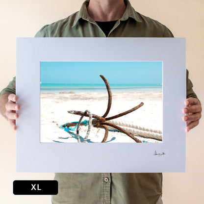 Holbox Anchor Print | Mexico