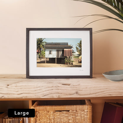 Kampot Bungalow Print | Cambodia