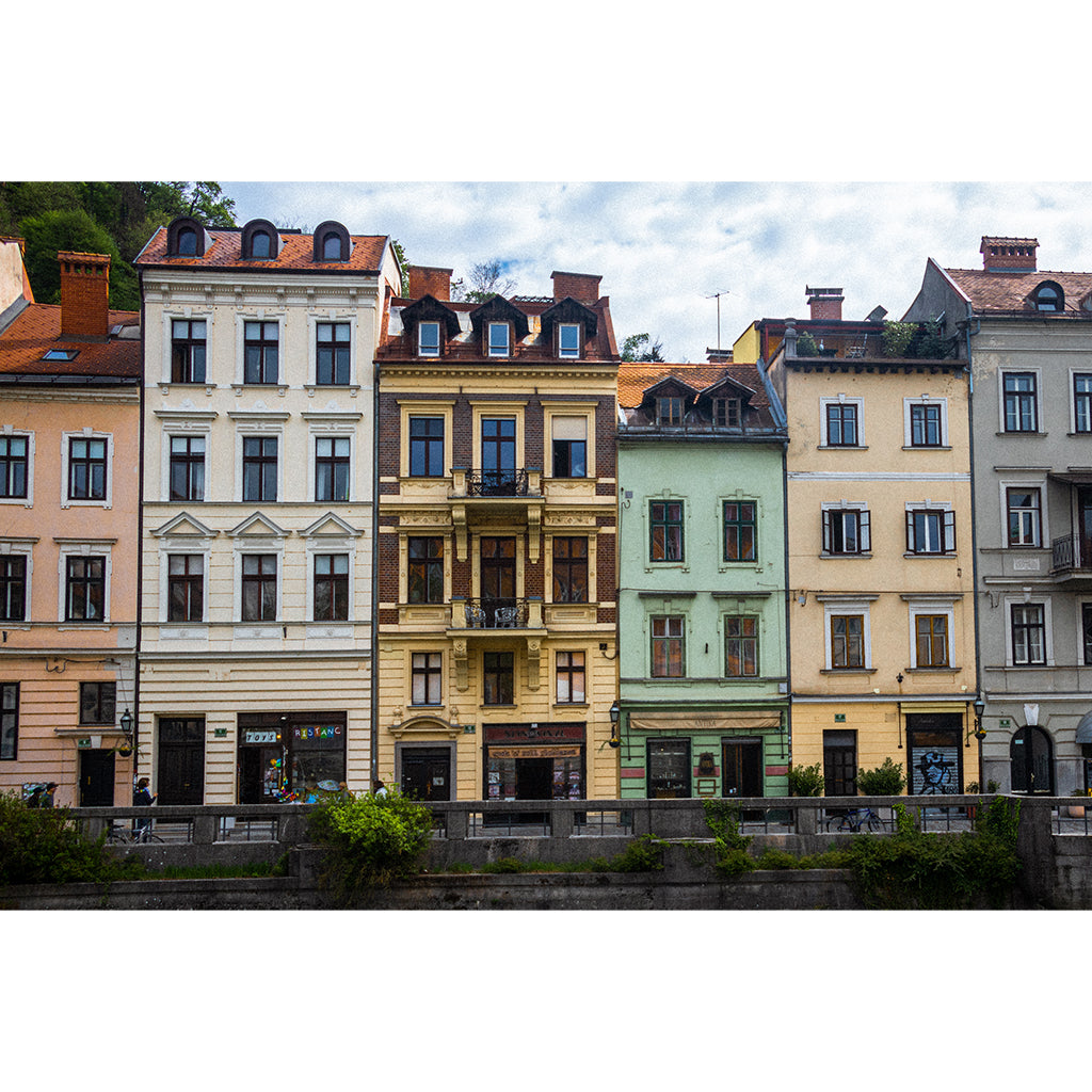 Ljubljana Riverside Print | Slovenia