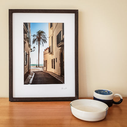 Sitges Beach Street Print | Spain