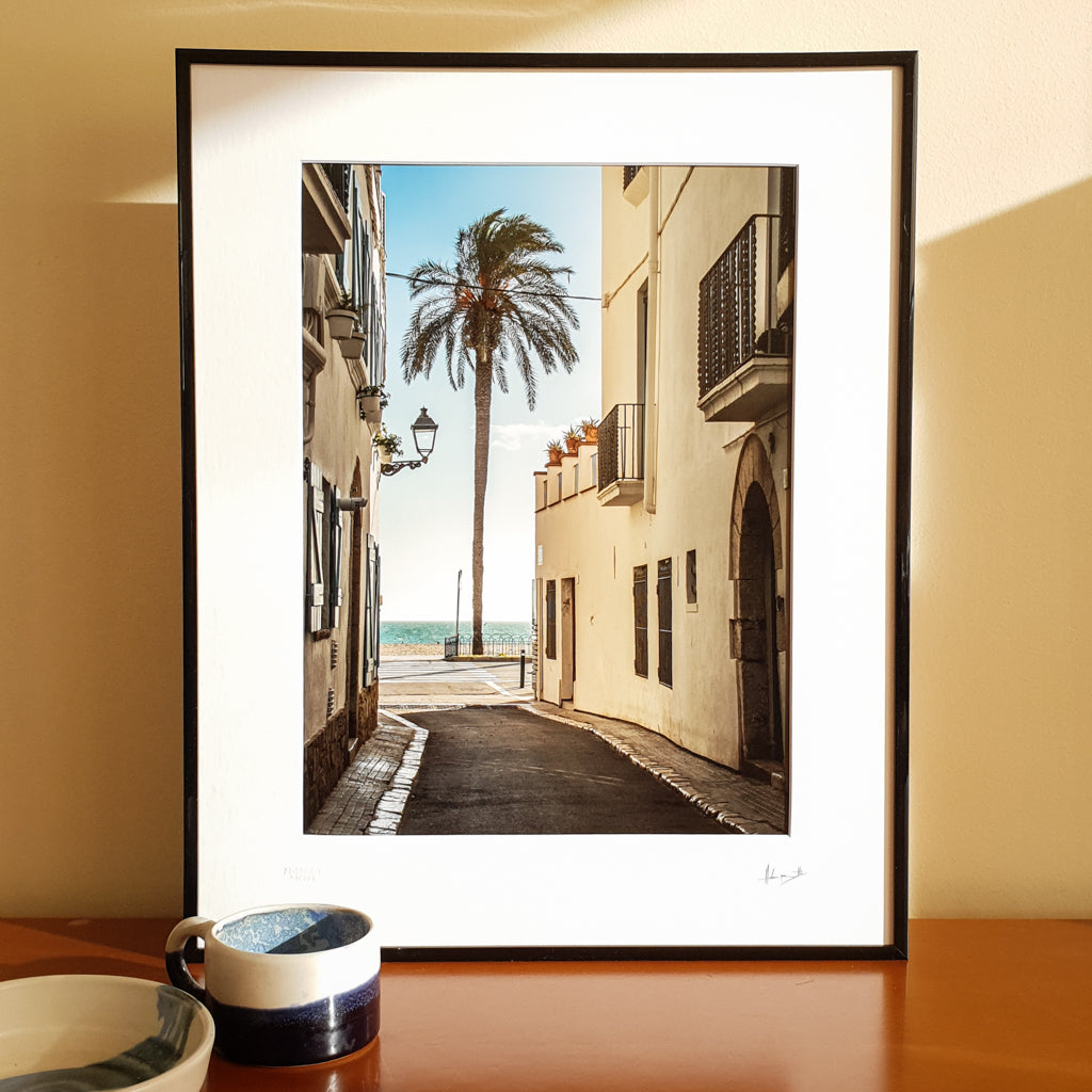 Sitges Beach Street Print | Spain