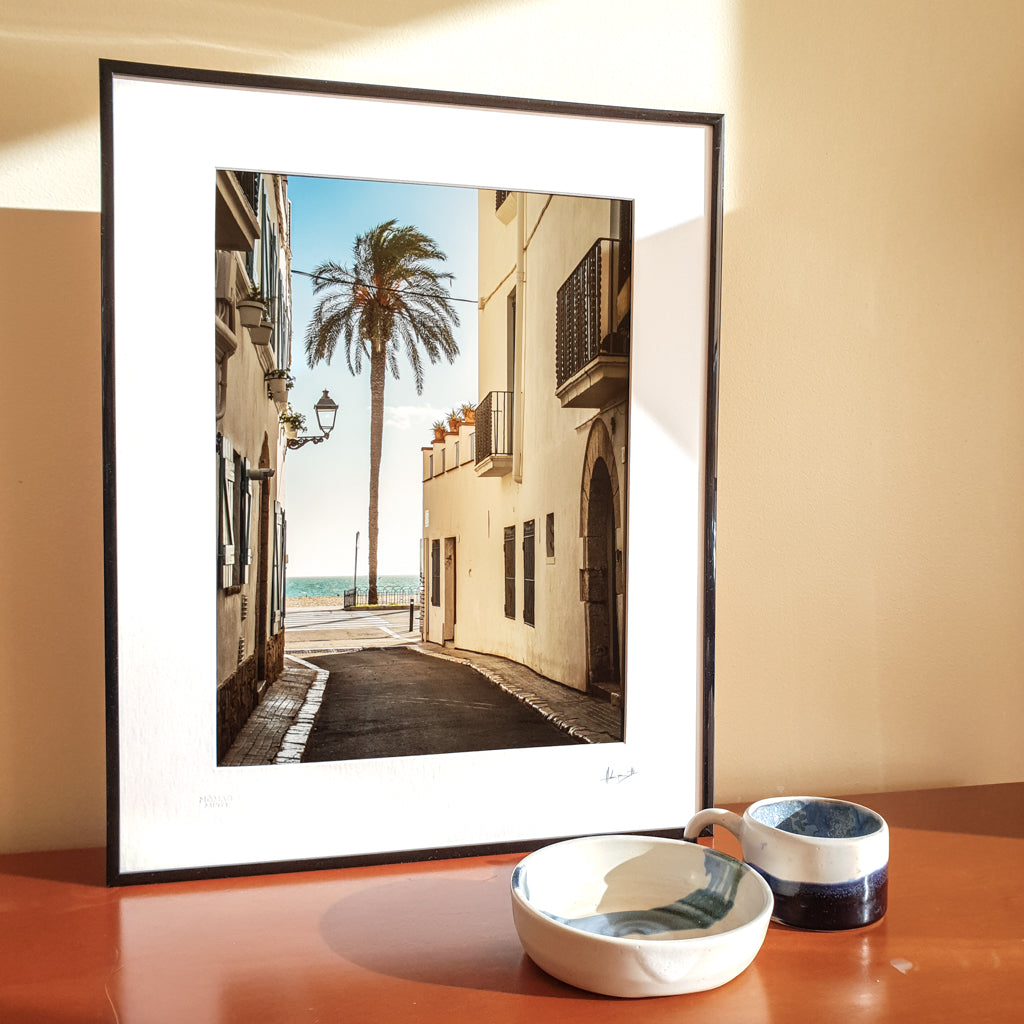 Sitges Beach Street Print | Spain