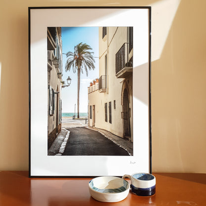 Sitges Beach Street Print | Spain