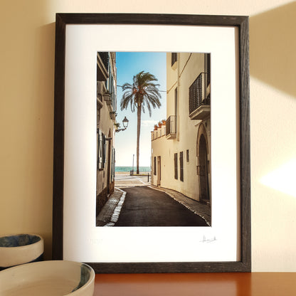 Sitges Beach Street Print | Spain