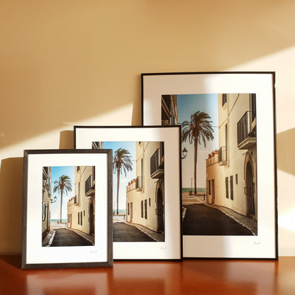 Sitges Beach Street Print | Spain