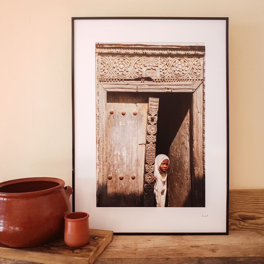 Swahili Doorway Print | Tanzania