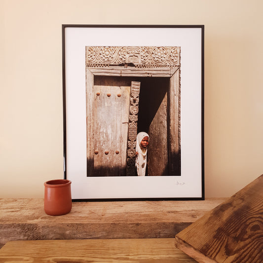 Swahili Doorway Print | Tanzania