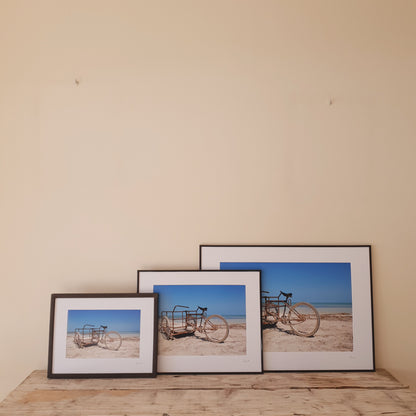 Holbox Beach Bike Print | Mexico