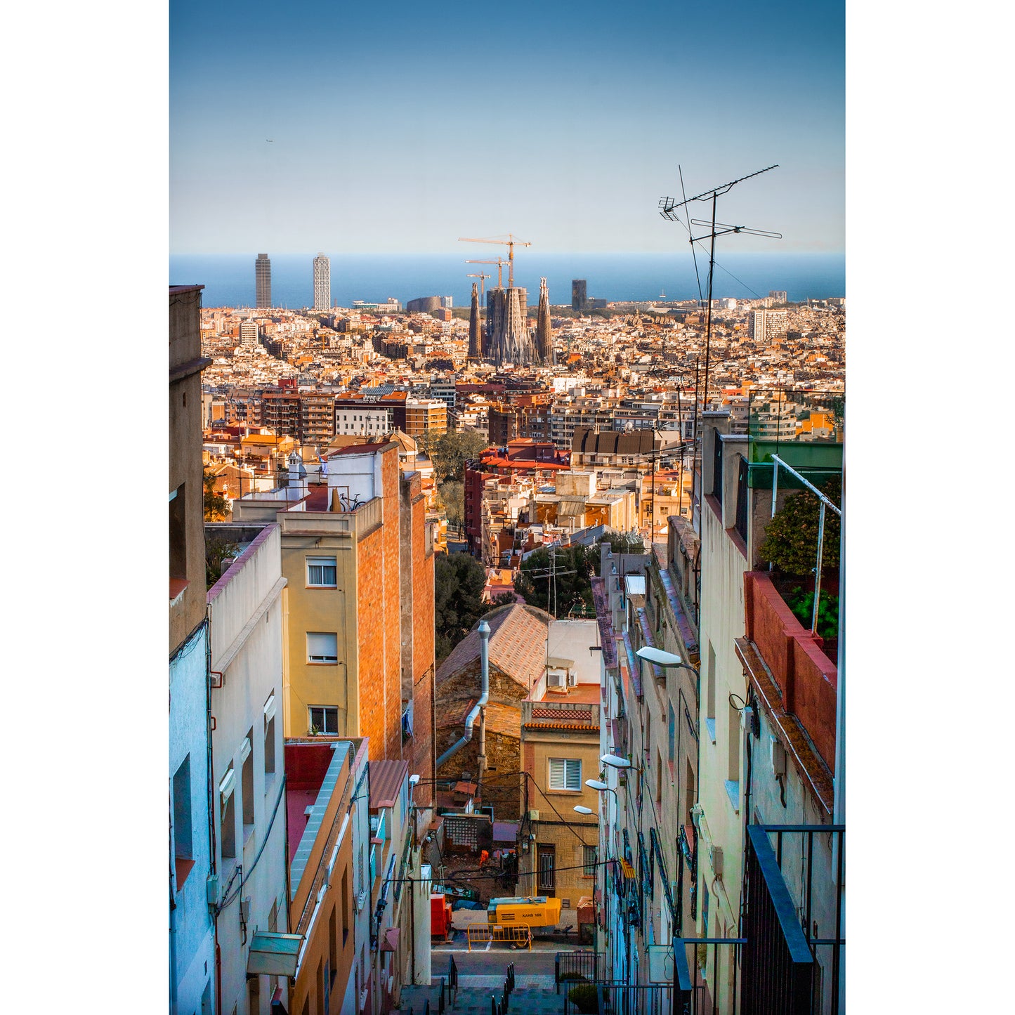 Barcelona Cityscape Print | Spain