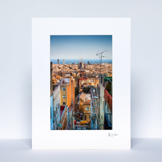 Barcelona Cityscape Print | Spain