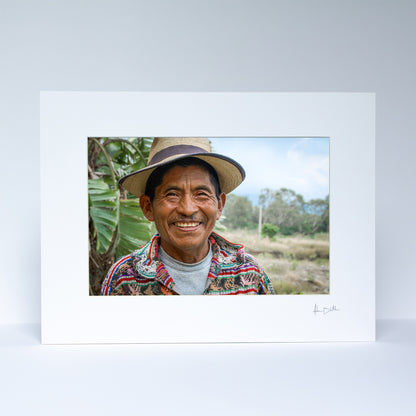 Lake Atitlán Farmer Print | Guatemala