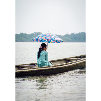 Girl with Parasol in Boat Print | Brazil