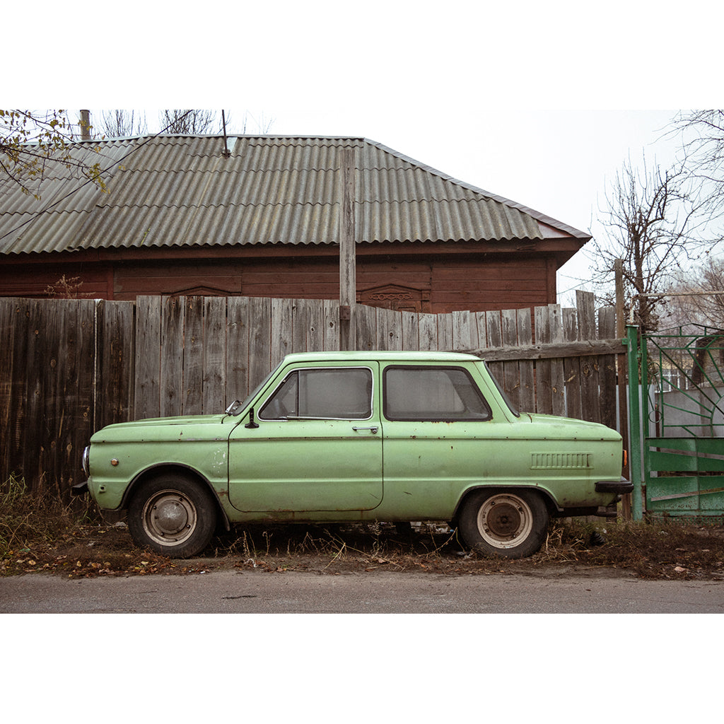 Soviet-Era Classic Car Print | Ukraine