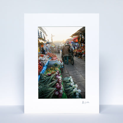 Morning Market in Chiapas Print | Mexico