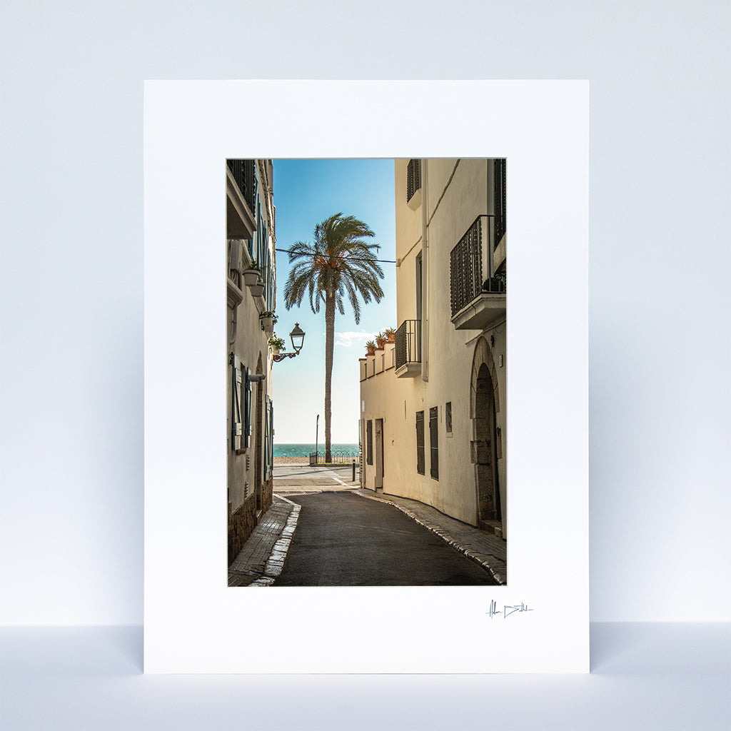 Sitges Beach Street Print | Spain